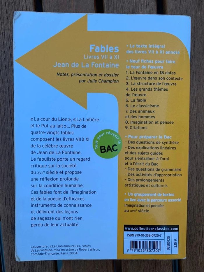 Lot 3 romans classico lycee Baudelaire de la fontaine stendhal tbe - photo numéro 6