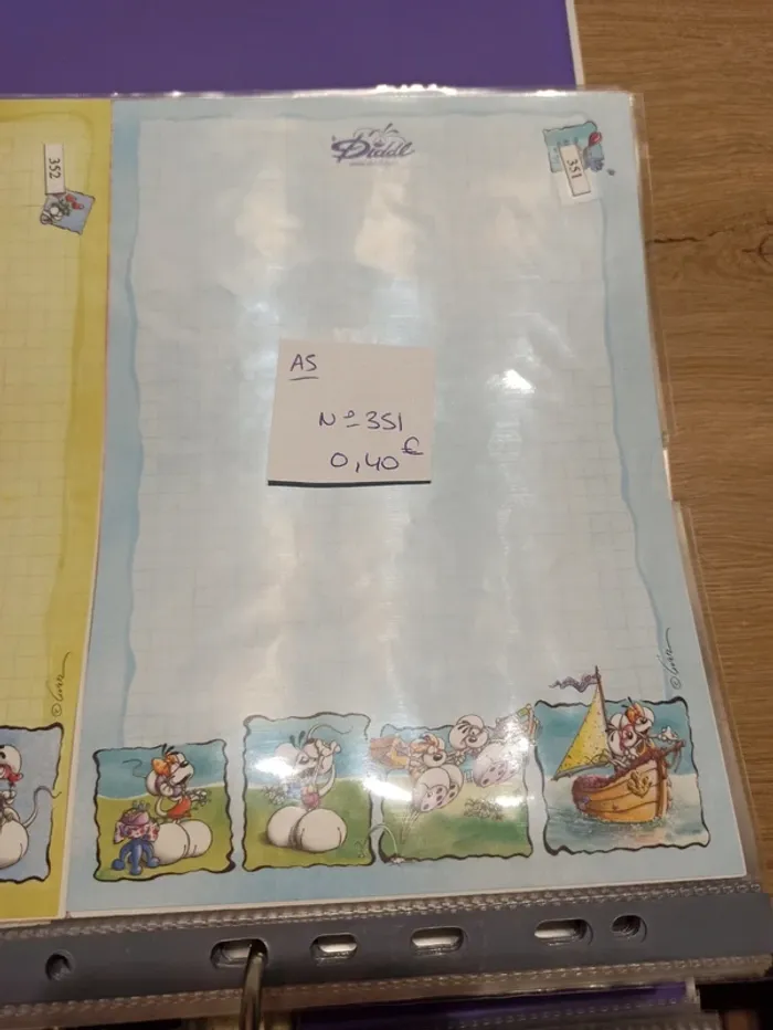 Feuille Diddl A5 351 0,40€