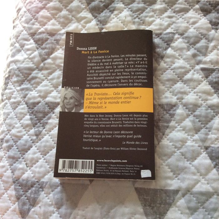 #mort à la Fenice Donna Léon ) - photo numéro 4