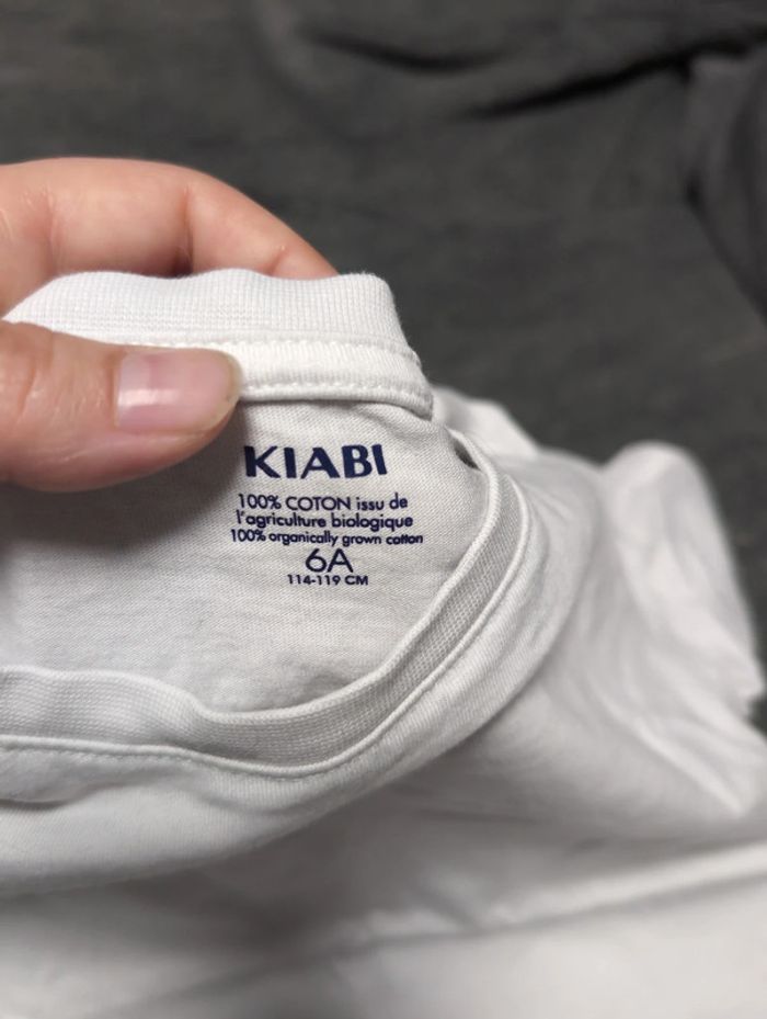 T shirt blanc 6 ans - photo numéro 2