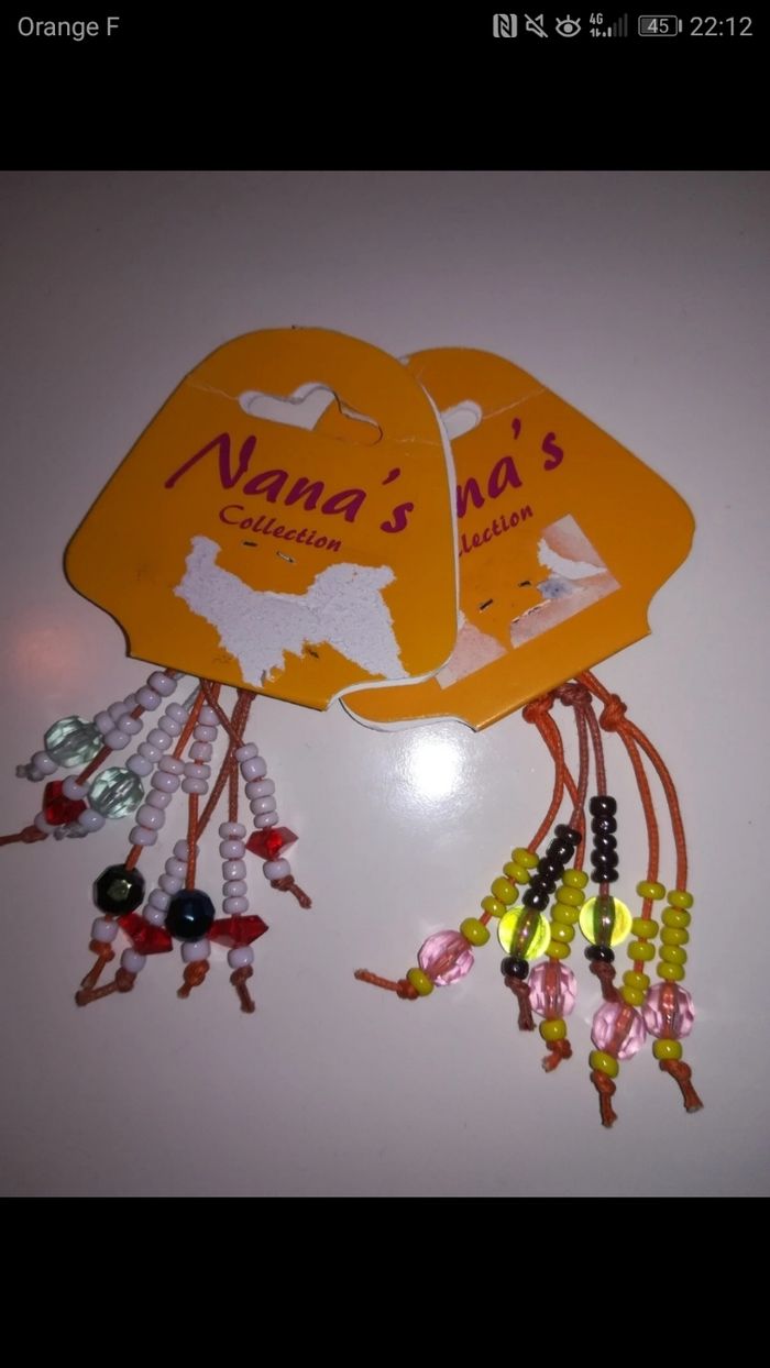 Bijoux de téléphone en perles, faits main, neufs - photo numéro 2