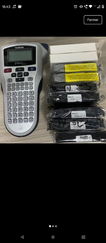 Brother Ptouch 1010+cartouches 