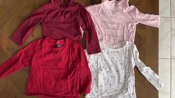 4 tshirts manches longues