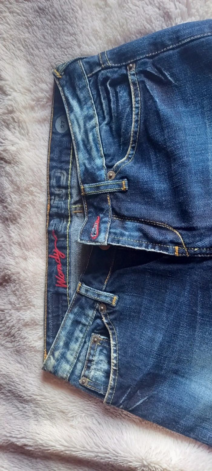Jeans évasé taille basse - photo numéro 4
