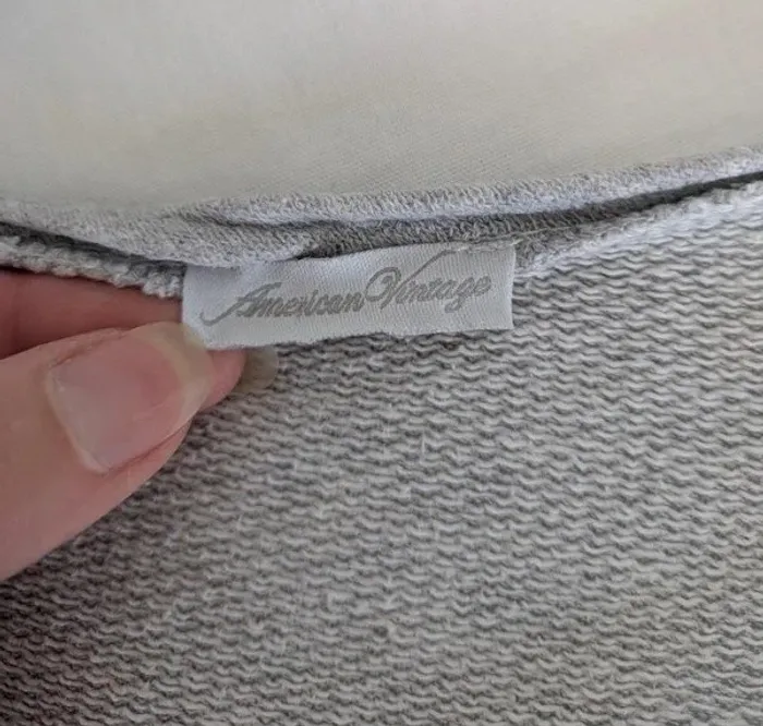 Robe grise en coton - American Vintage - taille M - photo numéro 5