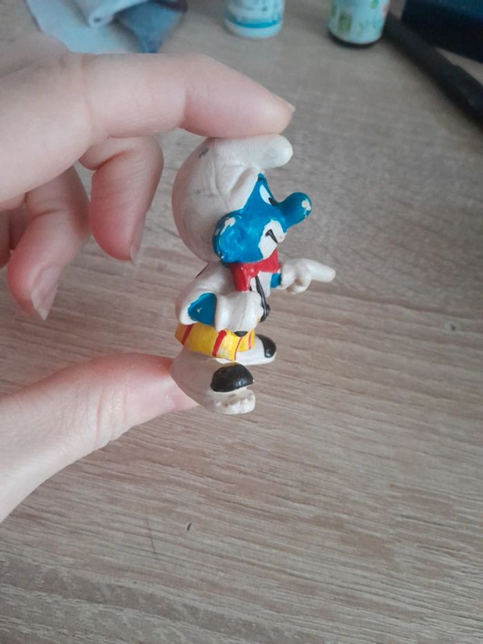 Magnifique stroumpf clown vintage - photo numéro 4