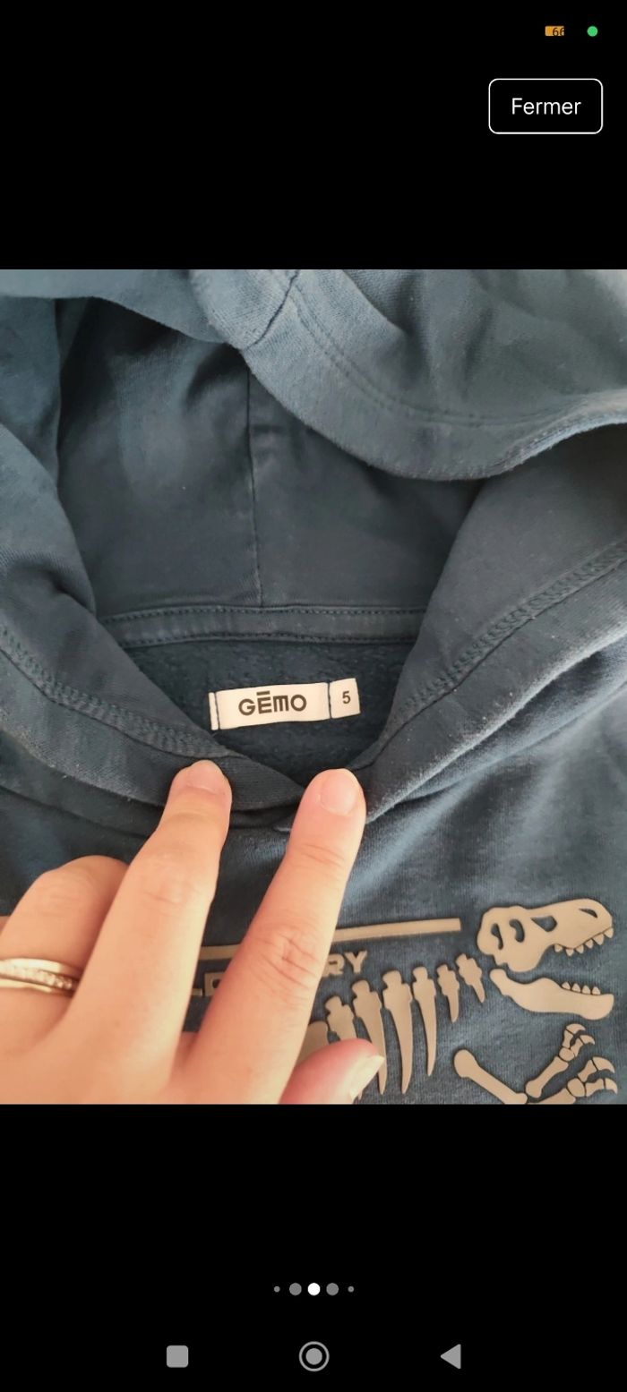 Lot de 2 pulls garçon 5 ans - photo numéro 6