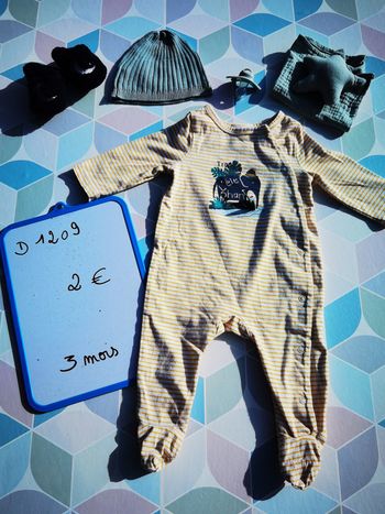 D1209 - pyjama garçon 3 mois