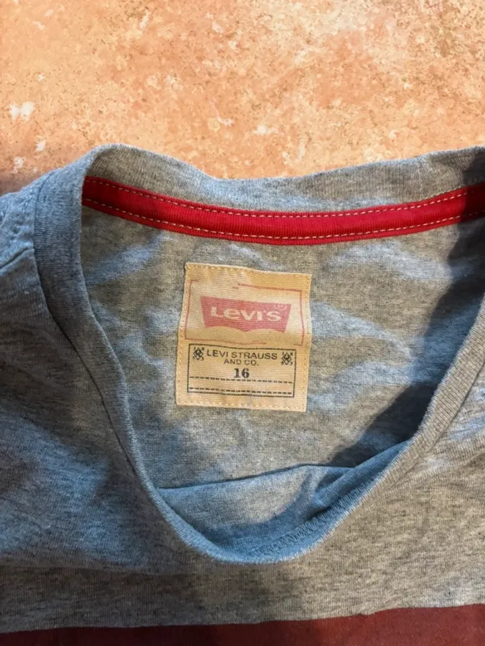 Tee shirt Levis gris - photo numéro 3