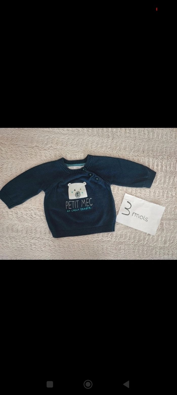 Lots vêtements bébé garçon taille 3 mois - photo numéro 5
