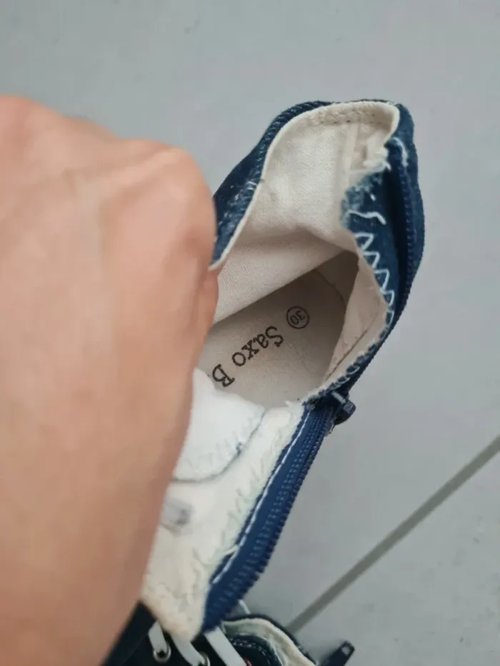 Chaussures montantes toile - photo numéro 5