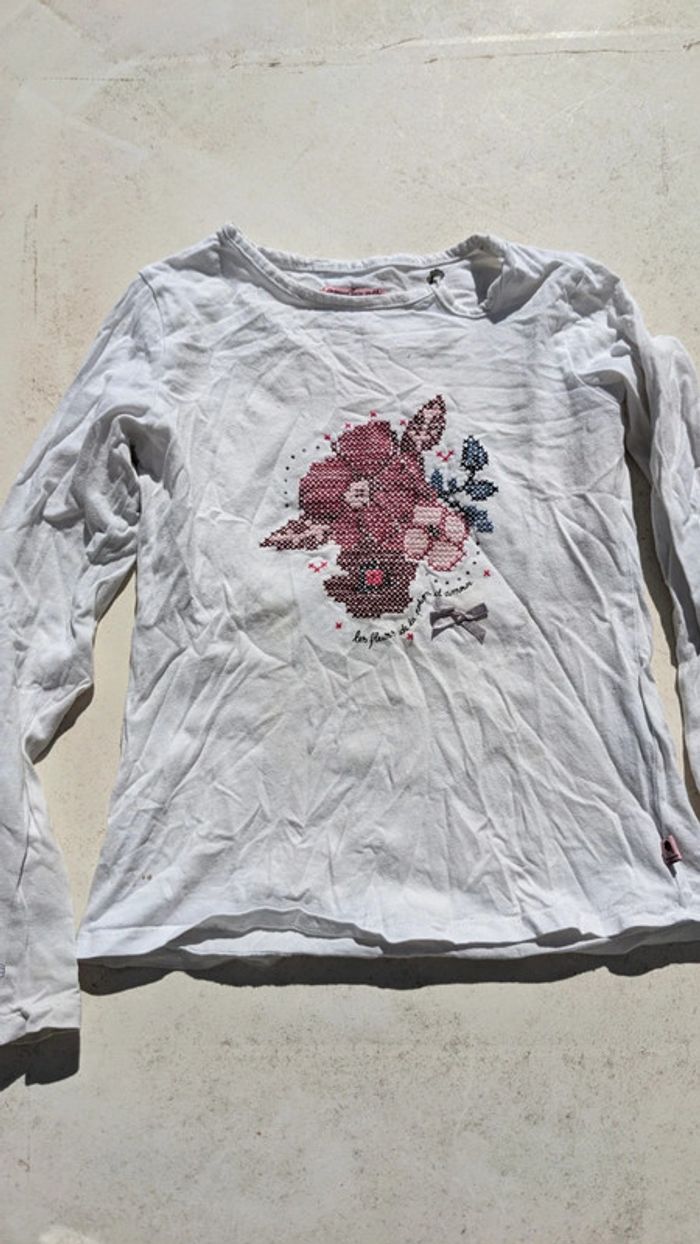 Donne t-shirt manches longues fille 8 ans