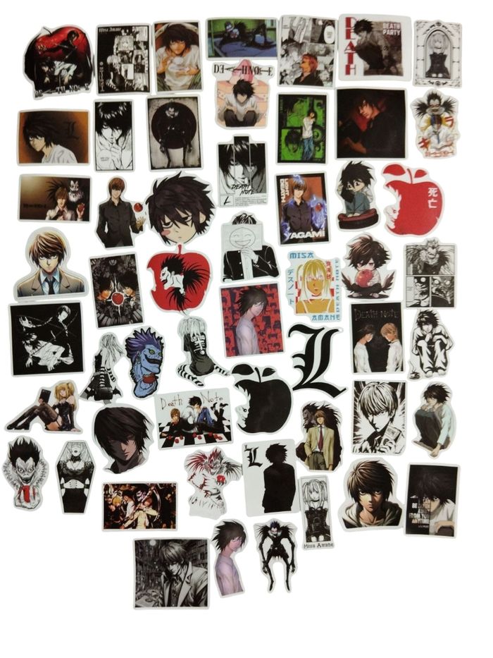 Set 54 stickers autocollants Death Note