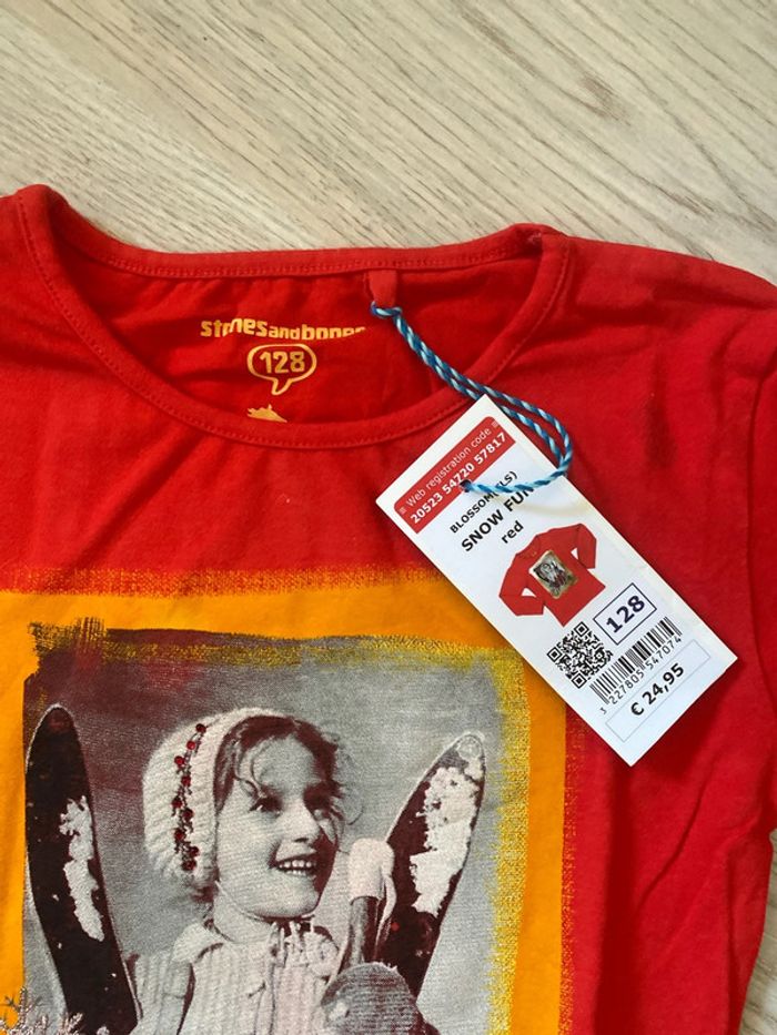 Tee shirt T-shirt stones and bones taille 128 cm 8 ans Neuf - photo numéro 3