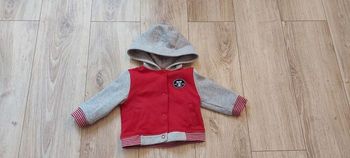 Veste sweat à capuche, Bout'chou, 6M, neuf