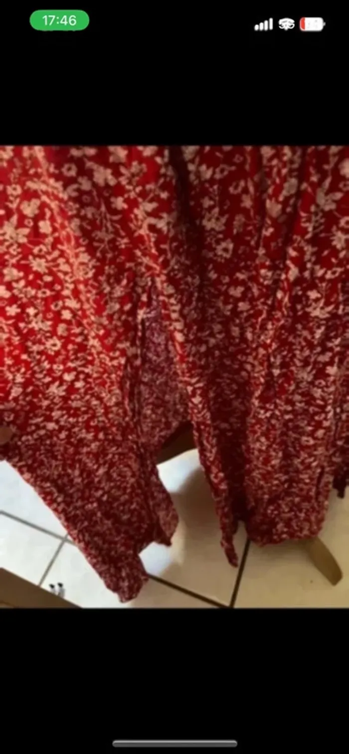 Robe longues fleuri épaules dénudées shein - photo numéro 2