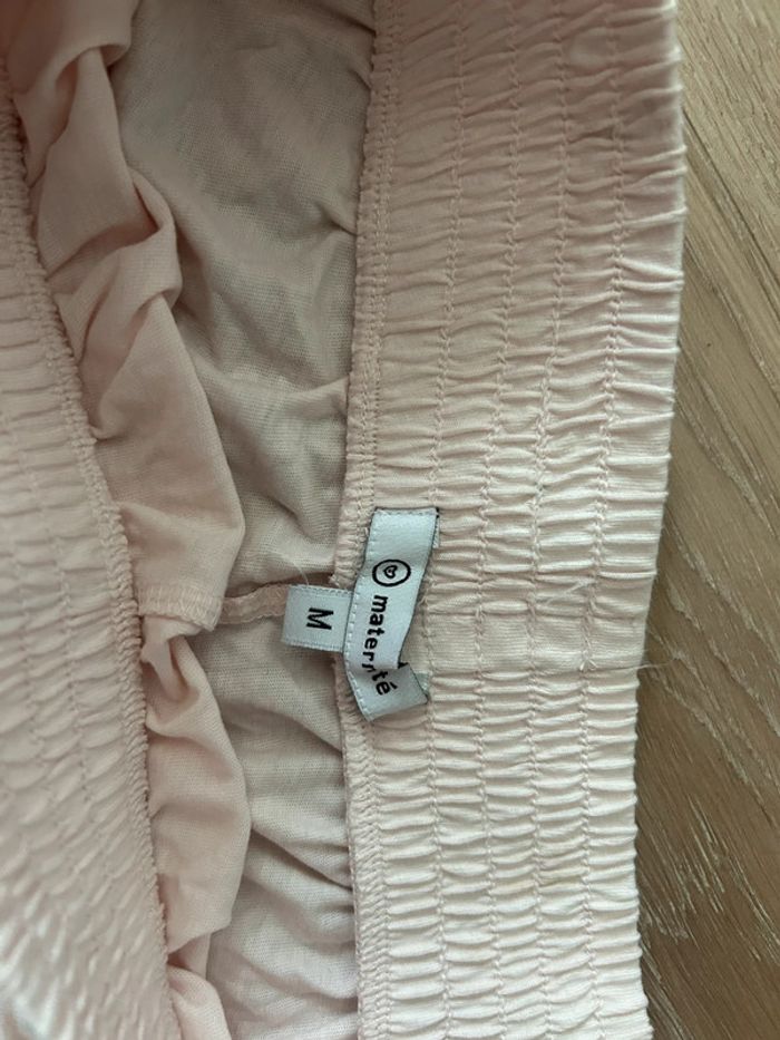 Short de pyjama rose poudré - photo numéro 2