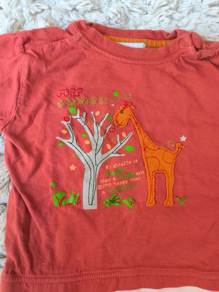 Tee shirt rouge bébé - photo numéro 2