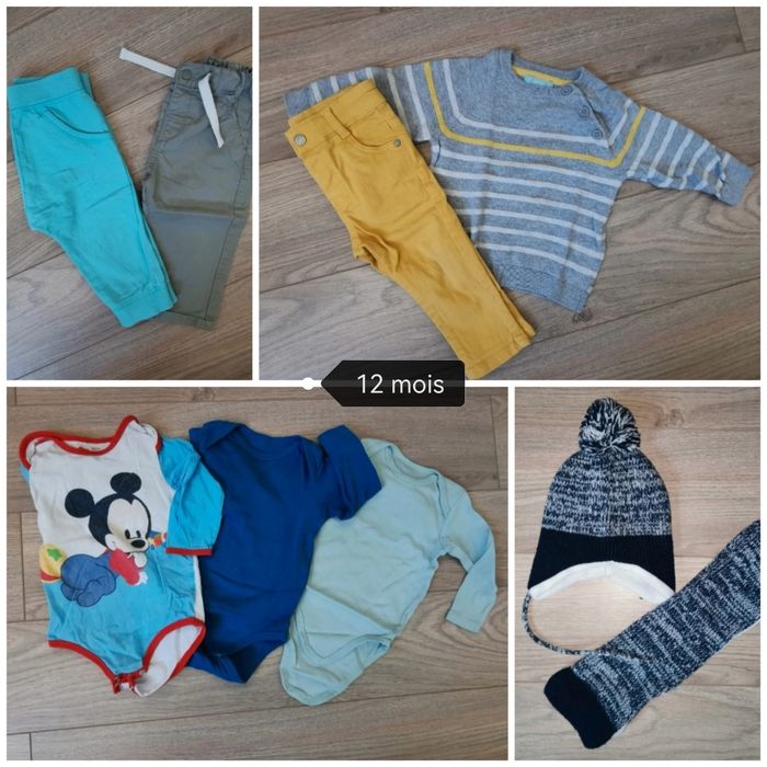 Lot garçon 12 mois