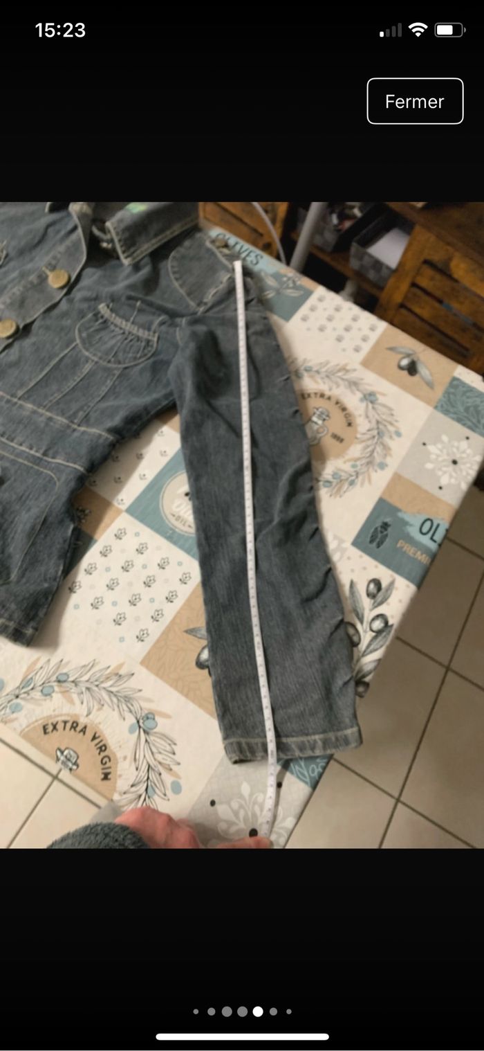 Veste en jean taille 40/42 - photo numéro 5