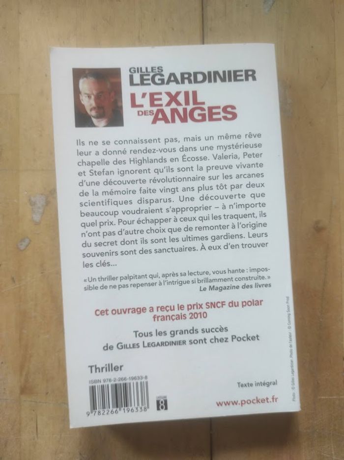 L'exil des anges Gilles Legardinier Pocket 2017 - photo numéro 3