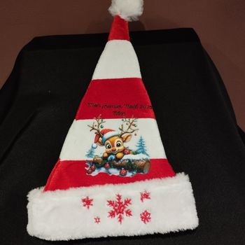 Bonnet noel bébé personnalisé