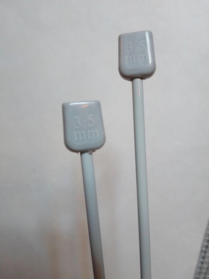 Aiguilles à tricoter 3,5 mm - photo numéro 2