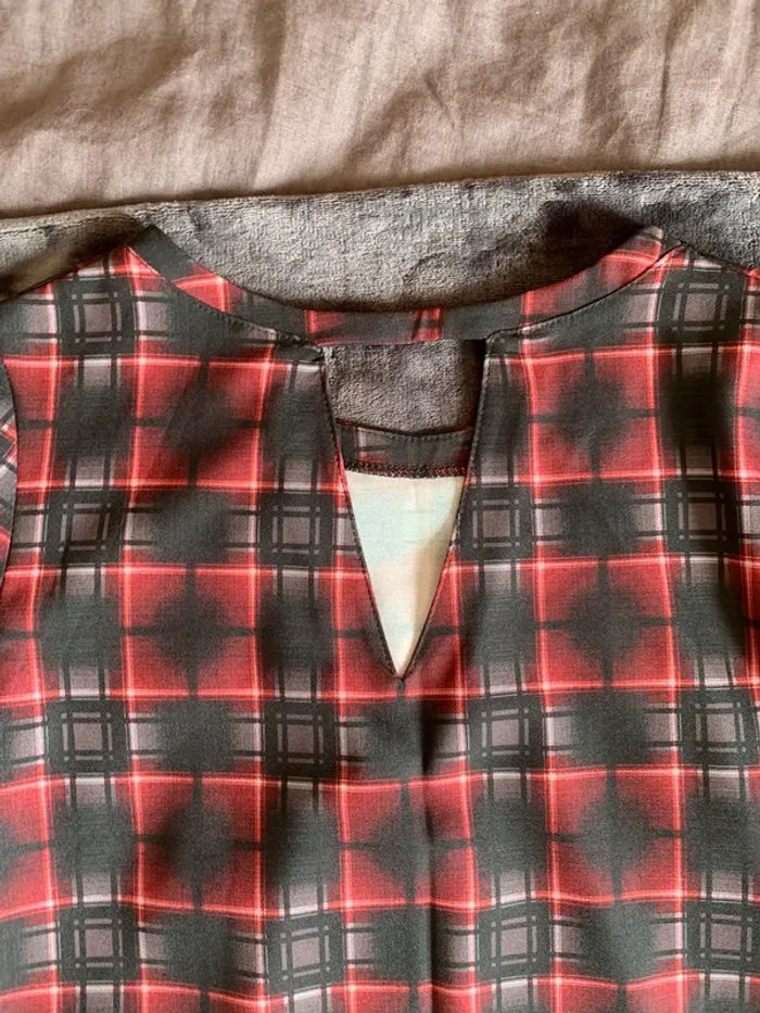 Robe La Fée Maraboutée taille 38 carreaux - Made In Italie - photo numéro 7