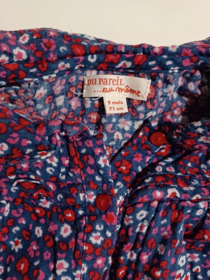 Blouse manches longues fluide DPAM 9 mois - photo numéro 2