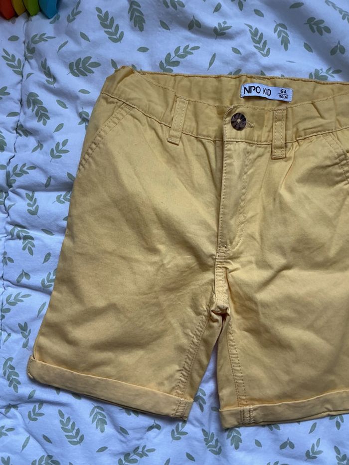 short jaune taille réglable 6 ans NPO - photo numéro 5