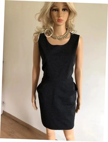 Robe grise foncée neuve sans manches Molly Bracken taille 1 (taille grand)