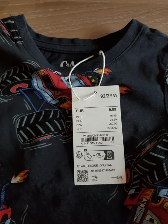 Tee-shirt ML C&A 2 ans tout neuf - photo numéro 4