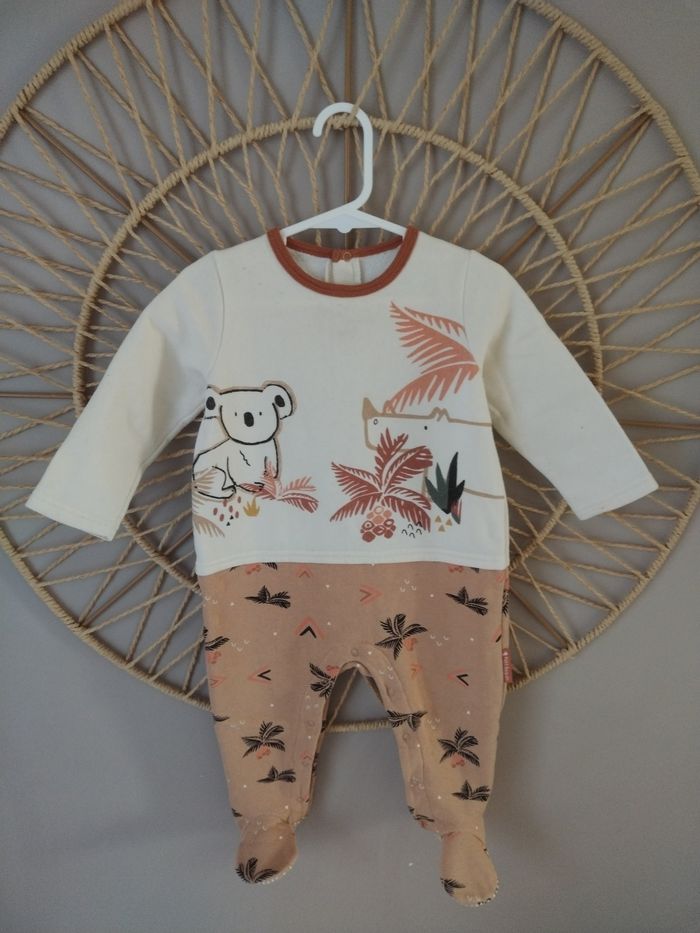 Pyjama bébé garçon Petit Béguin 12 mois - photo numéro 2