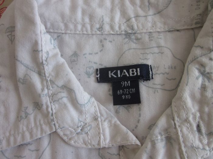 Chemises manches courtes blanche 9 mois - photo numéro 4