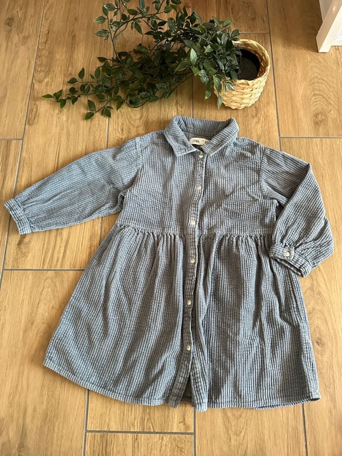 Robe hiver velours Zara