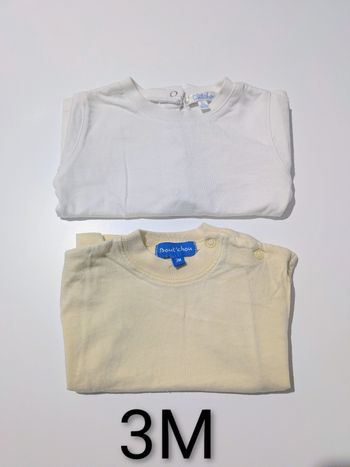 Lot 2 t-shirts MC mixte 3M - lucieju3ETEG