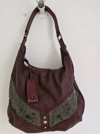 Sac à main Bordeaux cuir