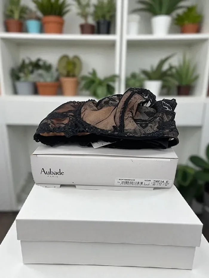 Aubade soutien gorge softessence noir * 90E * - photo numéro 7