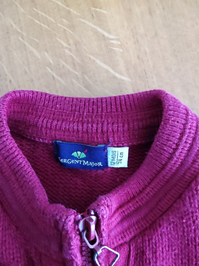 Gilet rouge Sergent Major 12 mois - photo numéro 3