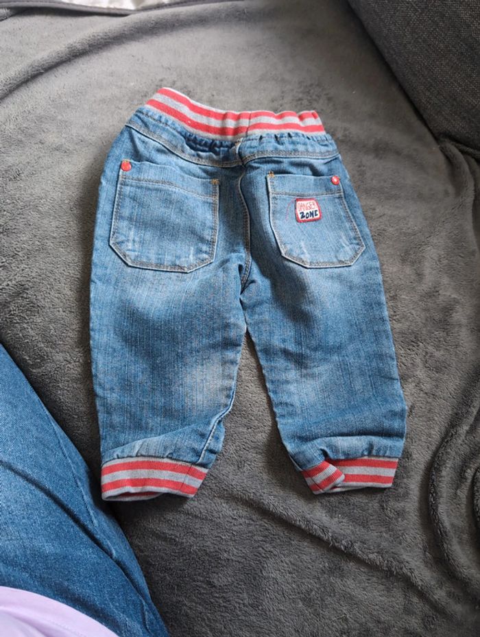 Pantalon jeans garçon 12 mois - photo numéro 3