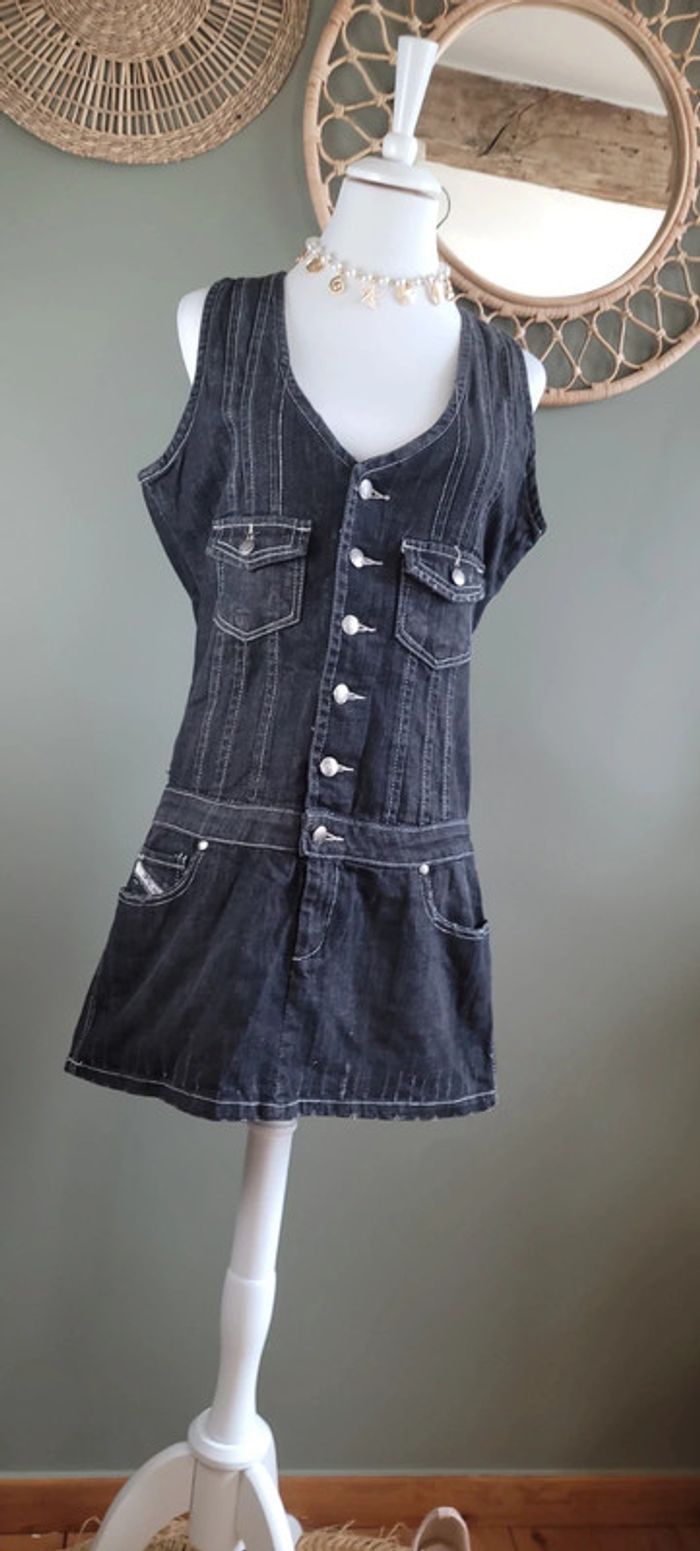 Robe en Jeans salopette Miss Fang Taille XL - photo numéro 3