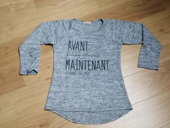 Pull gris New Collection Taille S