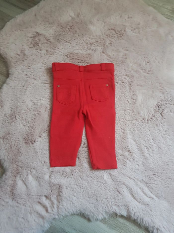 Pantalon style jegging fille 6 mois - photo numéro 2