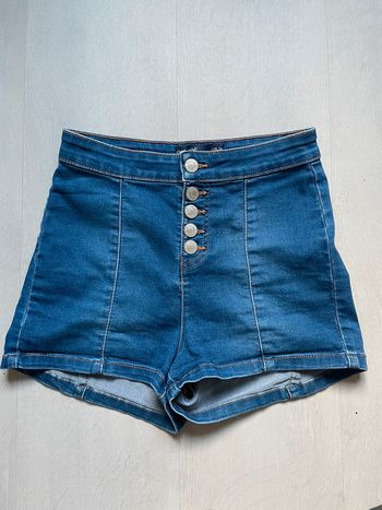 Short en jean taille haute Jennyfer