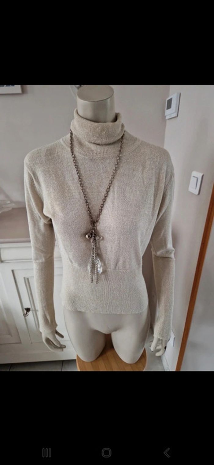 Pull mailles dorés 💫