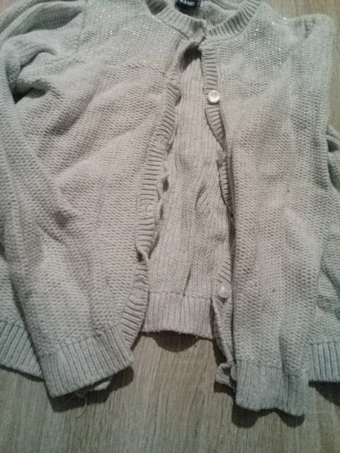 Gilet gris Kiabi - photo numéro 3