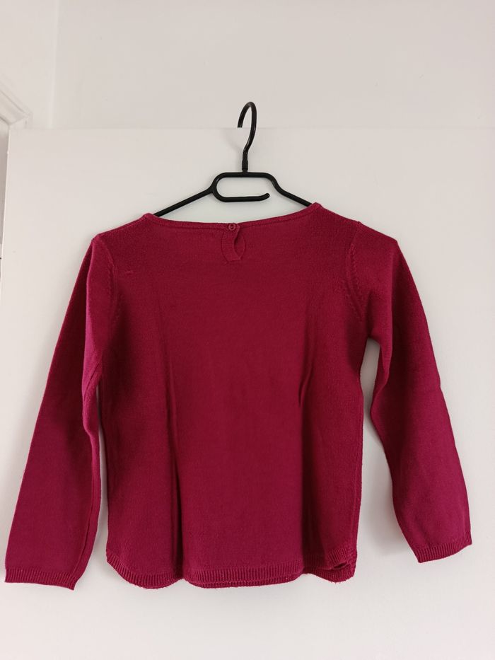 Pull bordeaux Gémo - photo numéro 2