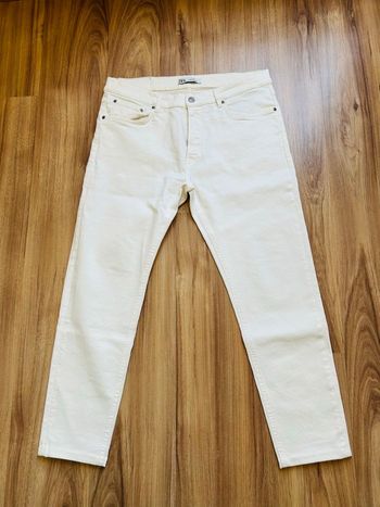 Jean beige uni Droit Homme Zara Tailles 42-44 