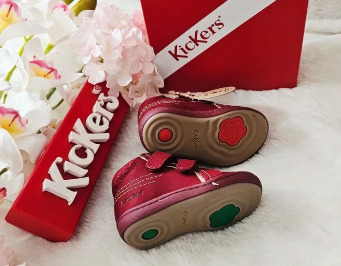 Bottes Bottines cuir Scratch 1er pas 👣 Kickers T20 - photo numéro 2