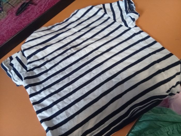 T-shirt fille les petits cœur a la mer - photo numéro 3